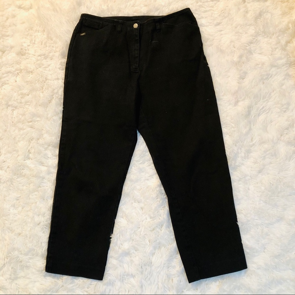 Petite Ralph Lauren Black Classic Jeans Size 14P